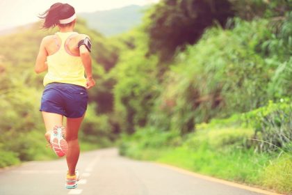 fitness-woman-trail-runner-running-on-forest-trail