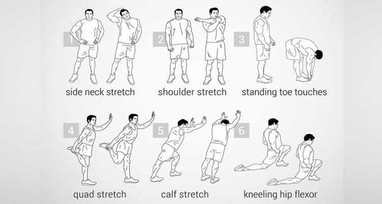 Ejercicios flexibilidad corredor