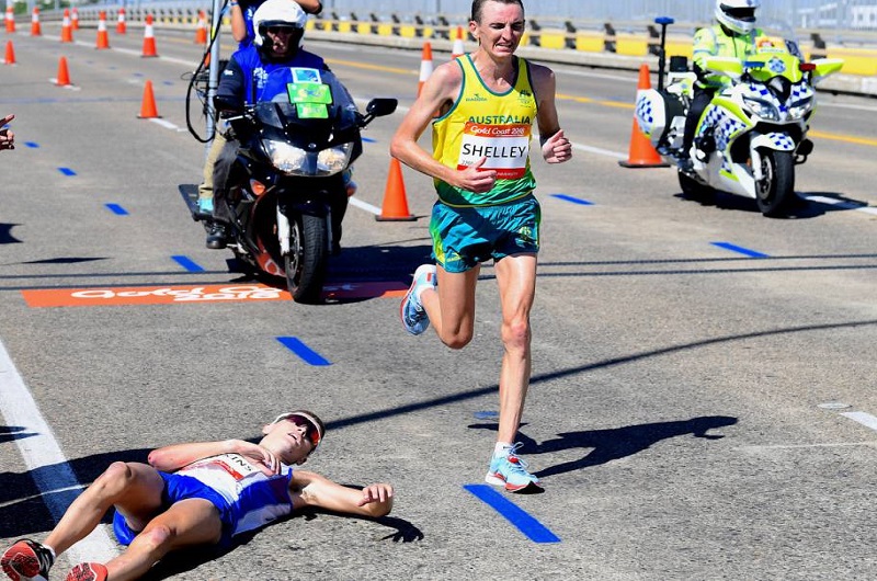 Correr una maratón con altas temperaturas