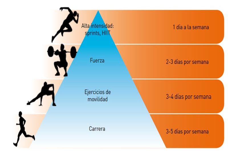 pirámide de entrenamiento