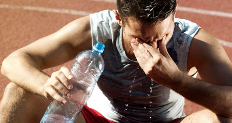 deshidratación al correr