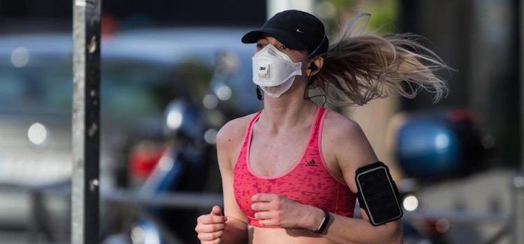 correr con mascarilla