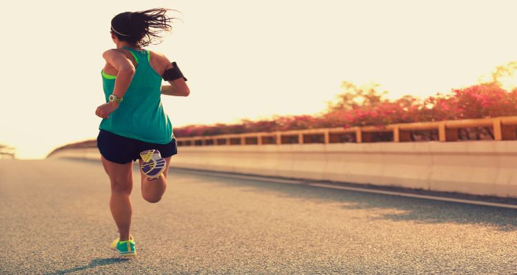 correr dos veces al día