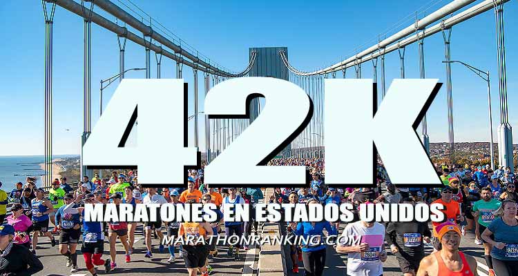 Calendario Maratones en Estados Unidos 2024 y 2025