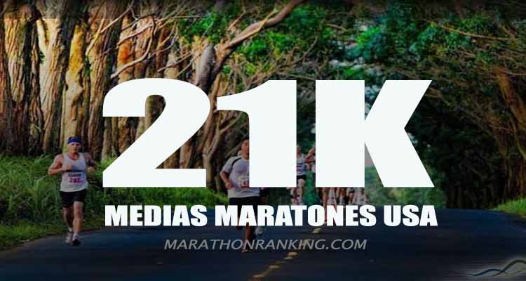 MEDIAS MARATONES ESTADOS UNIDOS 2024 Y 2025