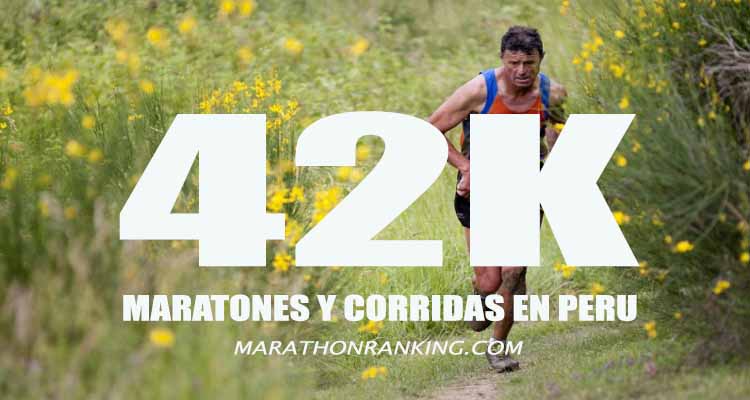 Calendario maratones corridas Perú 2024